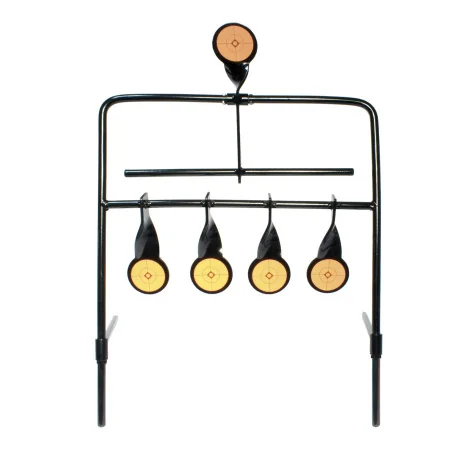 PORTANT 5 CIBLES DE DIAMETRES IDENTIQUES