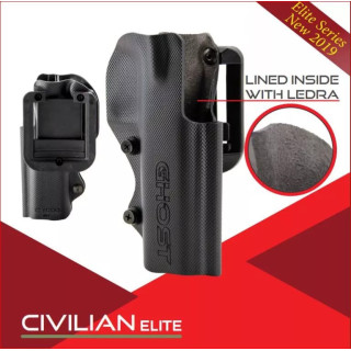 HOLSTER ELITE CONCEALMENT ABS WITH BELT LOOP AND PADDLE SYSTEM FOR CZ TSO RIGHT