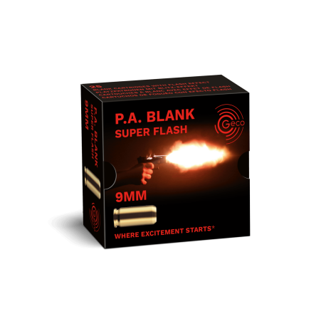 MUNITION A BLANC GECO 9MM KNALL