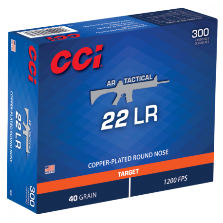 MUNITIONS CCI AR TACTICAL COPPER 22LR X300