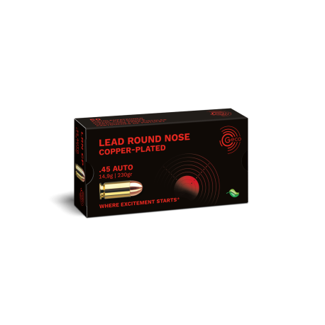 MUNITIONS GECO 45 AUTO LEAD ROUND NOSE 230GR X50