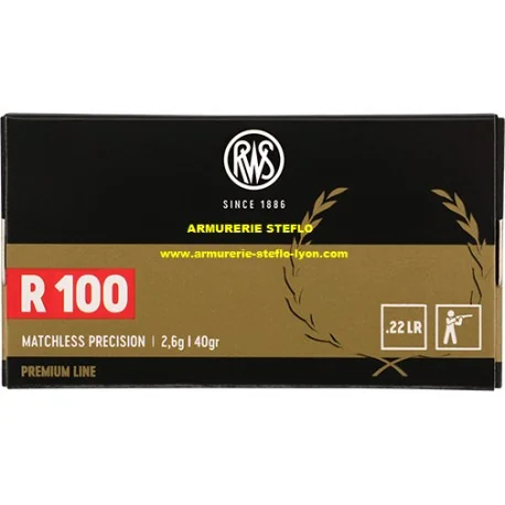 MUNITIONS MARQUE RWS CALIBRE .22 LR R100 X50