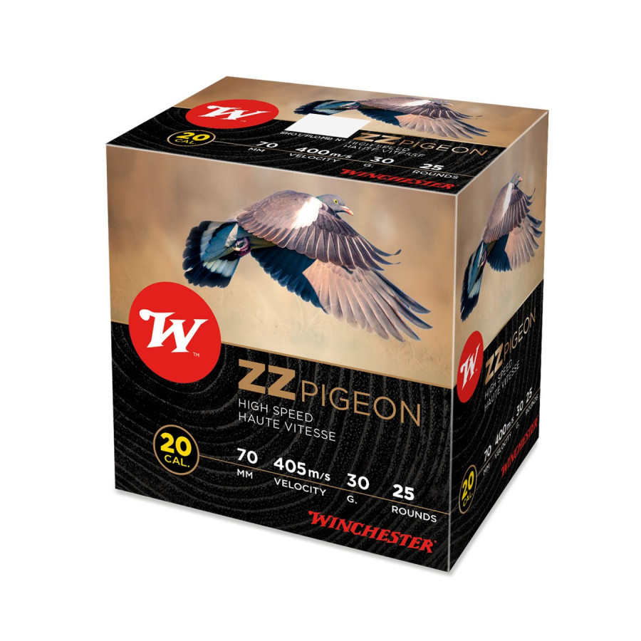 CARTOUCHE WINCHESTER ZZ PIGEON 20/70 30G BJ 7.5 X25