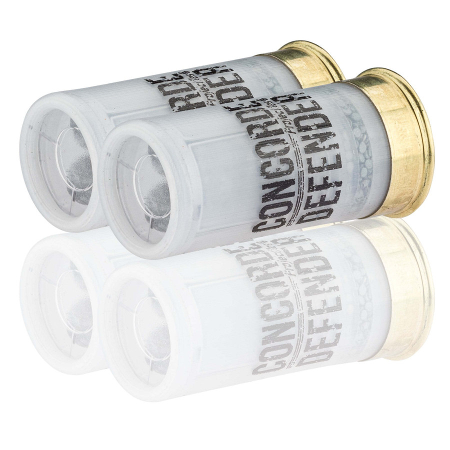 4 CARTOUCHES MINI DEFEND-BALL CAL. 12/50 CHEVROTINE ELASTOMERE