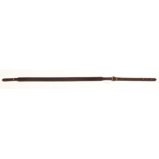 BRETELLE A BOUTON CUIR VIEILLI COUSU + ANTIDERAPAN