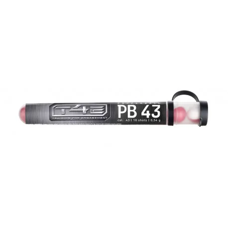 BILLE PLASTIQUE UMAREX T4E POIVRE 0.62G BLANCHE X10