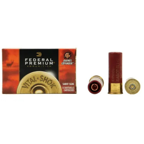 5 MUNITIONS FEDERAL PREMIUM SABOT SLUG CALIBRE 20/76