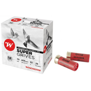 CARTOUCHES WINCHESTER SUPER GRIVES 12/70 32G PB9 X25