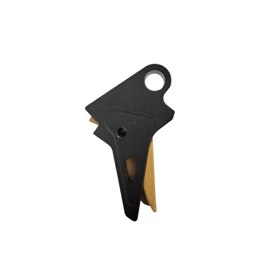 005373 : DETENTE DROITE CANIK ALU 90 COLOR BLACK / GOLD