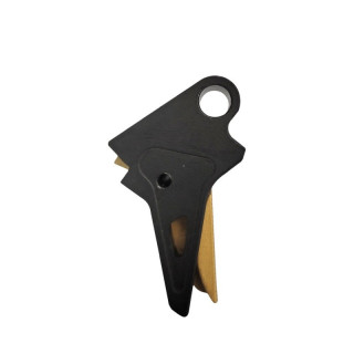 005373 : DETENTE DROITE CANIK ALU 90 COLOR BLACK / GOLD