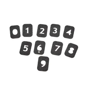 005378 : EEMANN TECH NUMBERED GRIP TAPE SET X10