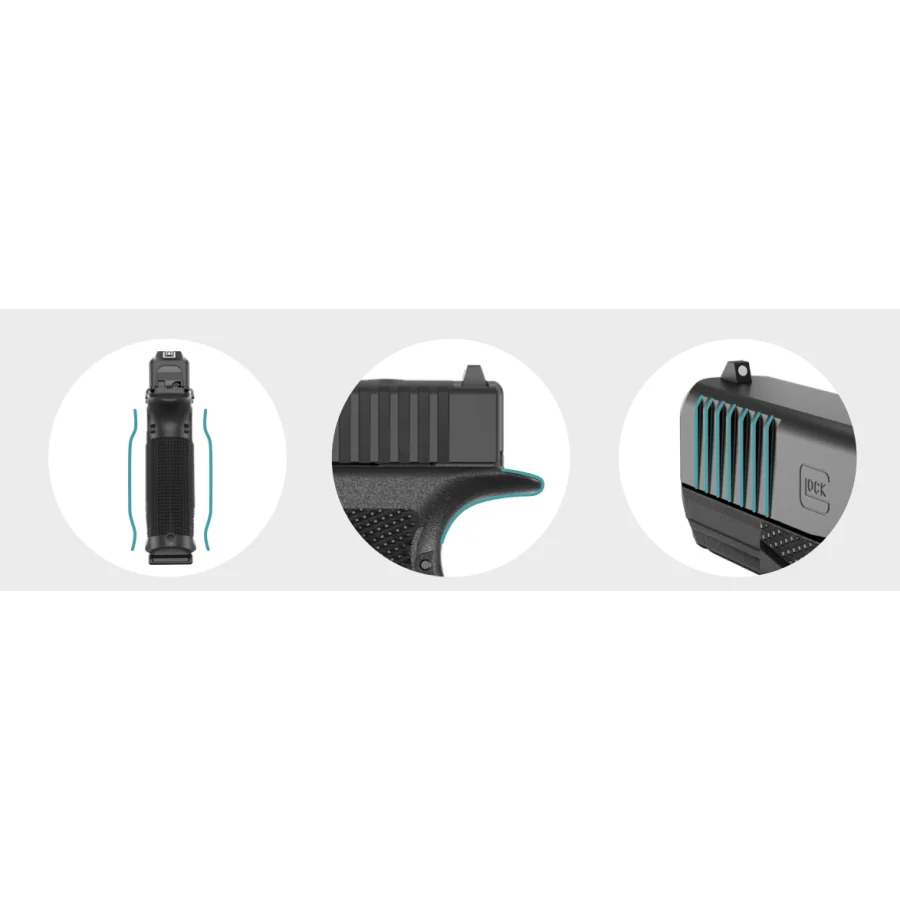 PISTOLET GLOCK 17 GEN6 OR FS CALIBRE 9X19