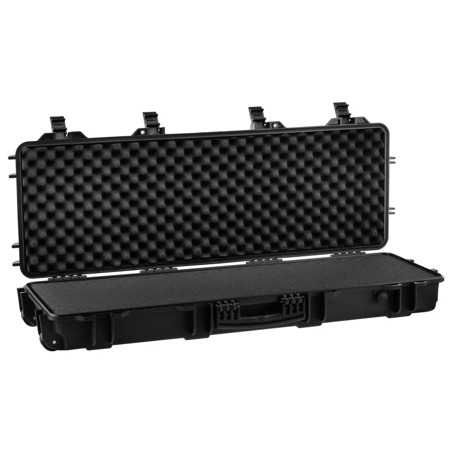 MALLETTE 103X33X15 WATERPROOF NOIRE ARMES MOUSSE PREDECOUPEE