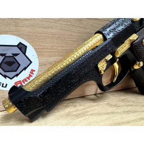 PISTOLET BERETTA 92F 9x19 CUSTOM OR ENGRAVING