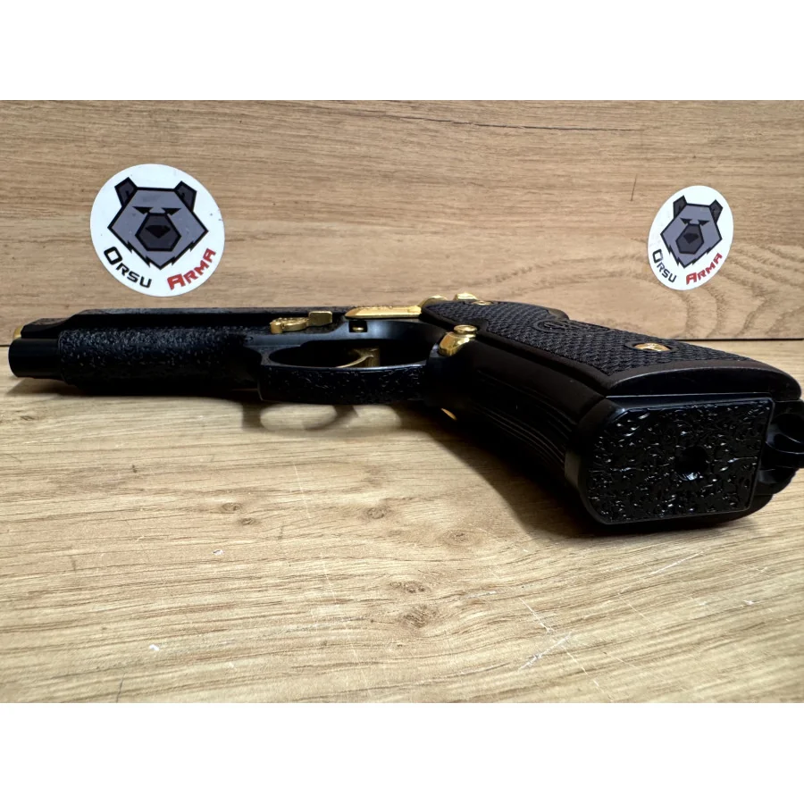 PISTOLET BERETTA 92F 9x19 CUSTOM OR ENGRAVING