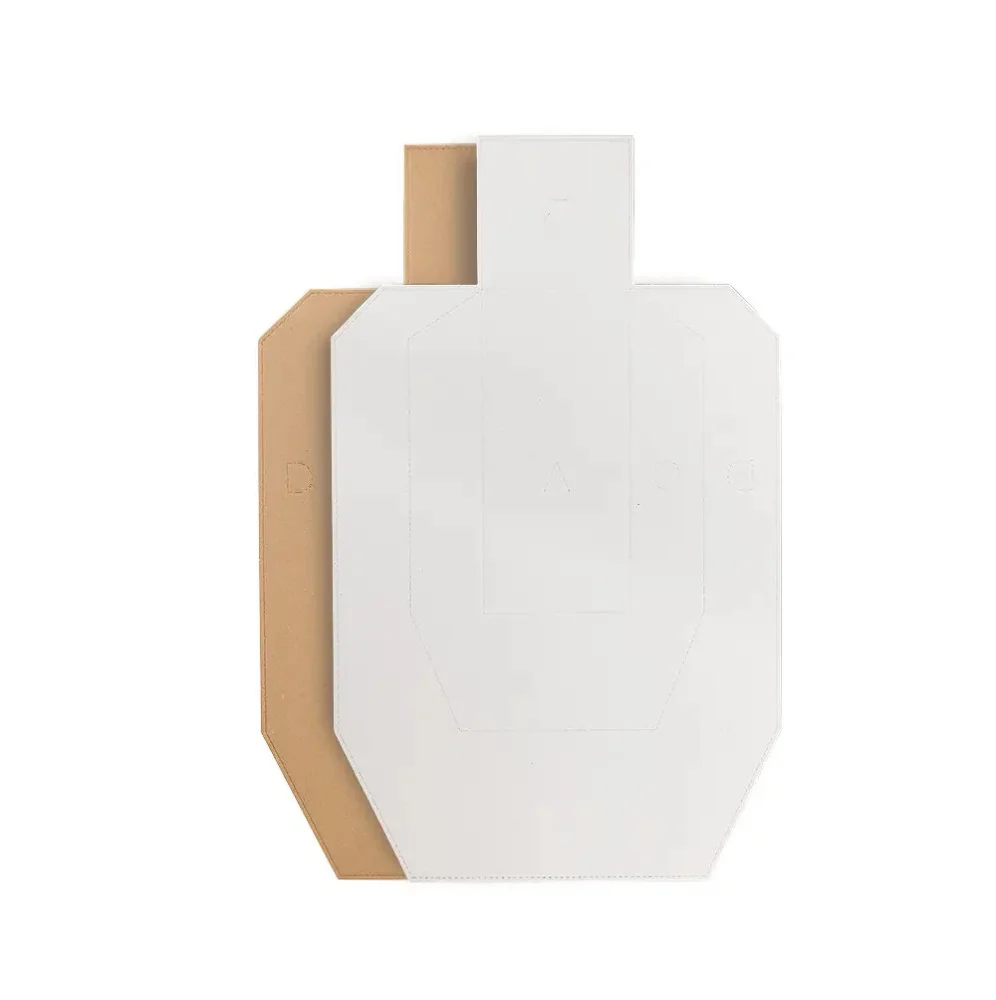 CARDBOARD SRA TARGET TAN/WHITE - 100 PCS./PACK tanwhite pcspack