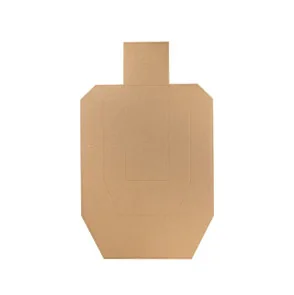 CARDBOARD SRA TARGET TAN/WHITE - 100 PCS./PACK tanwhite pcspack