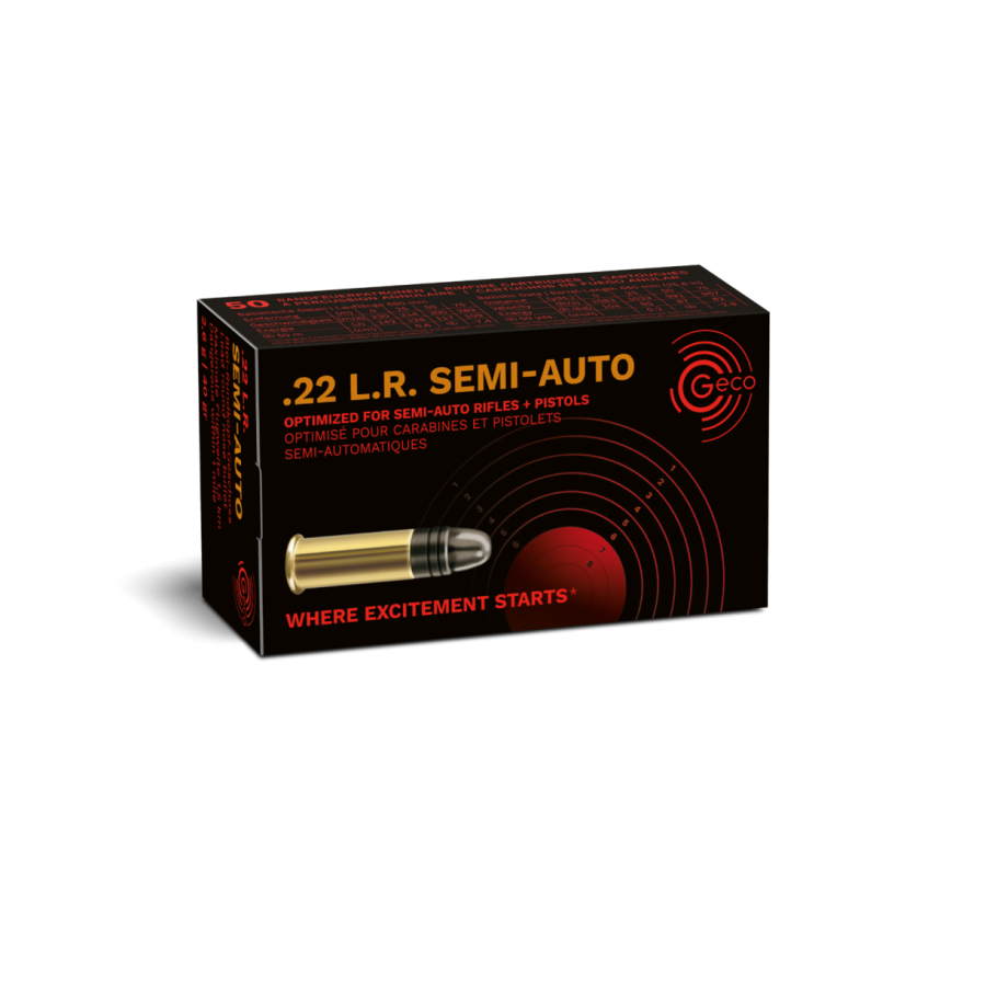 MUNITION GECO .22LR SEMI AUTO