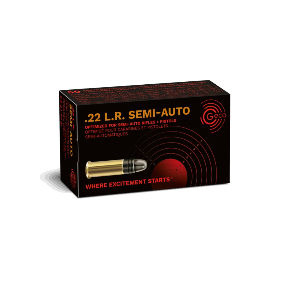 MUNITION GECO .22LR SEMI AUTO