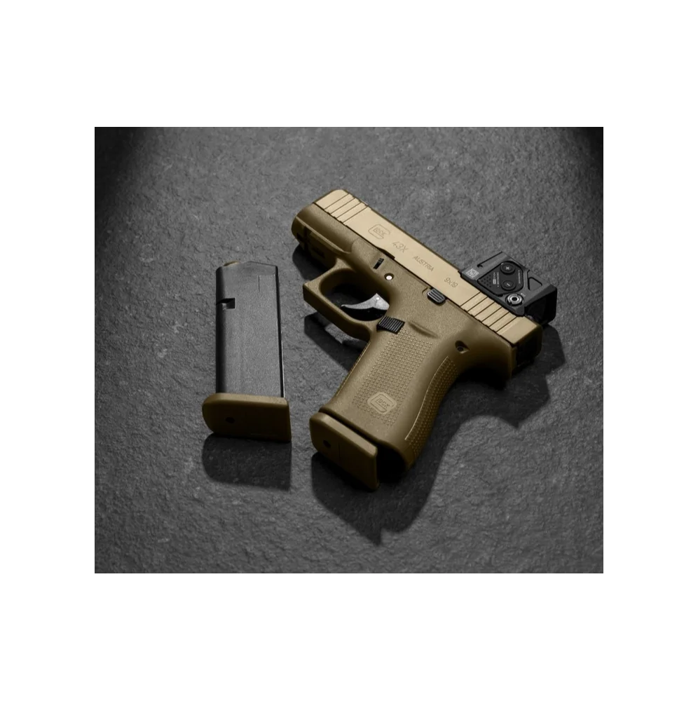 PISTOLET GLOCK 43X COYOTE A-CUT COMBO AIMPOINT COA acut