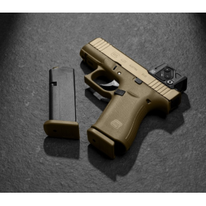 PISTOLET GLOCK 43X COYOTE A-CUT COMBO AIMPOINT COA acut