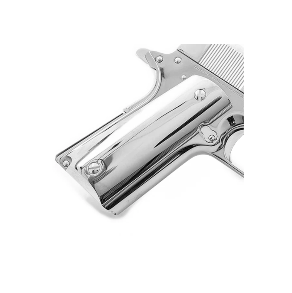 PLAQUETTE GRIP 1911 CUSTOM CHROME