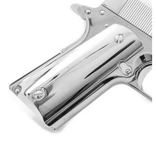 PLAQUETTE GRIP 1911 CUSTOM CHROME