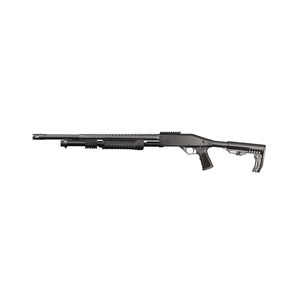 005328 : FUSIL A POMPE ROSSI SR-12 TACTICAL C12 BLACK sr12