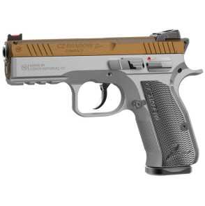 PISTOLET CZ SHADOW 2 COMPACT INDUSTRIAL GOLD 9×19 2 CHARGEURS