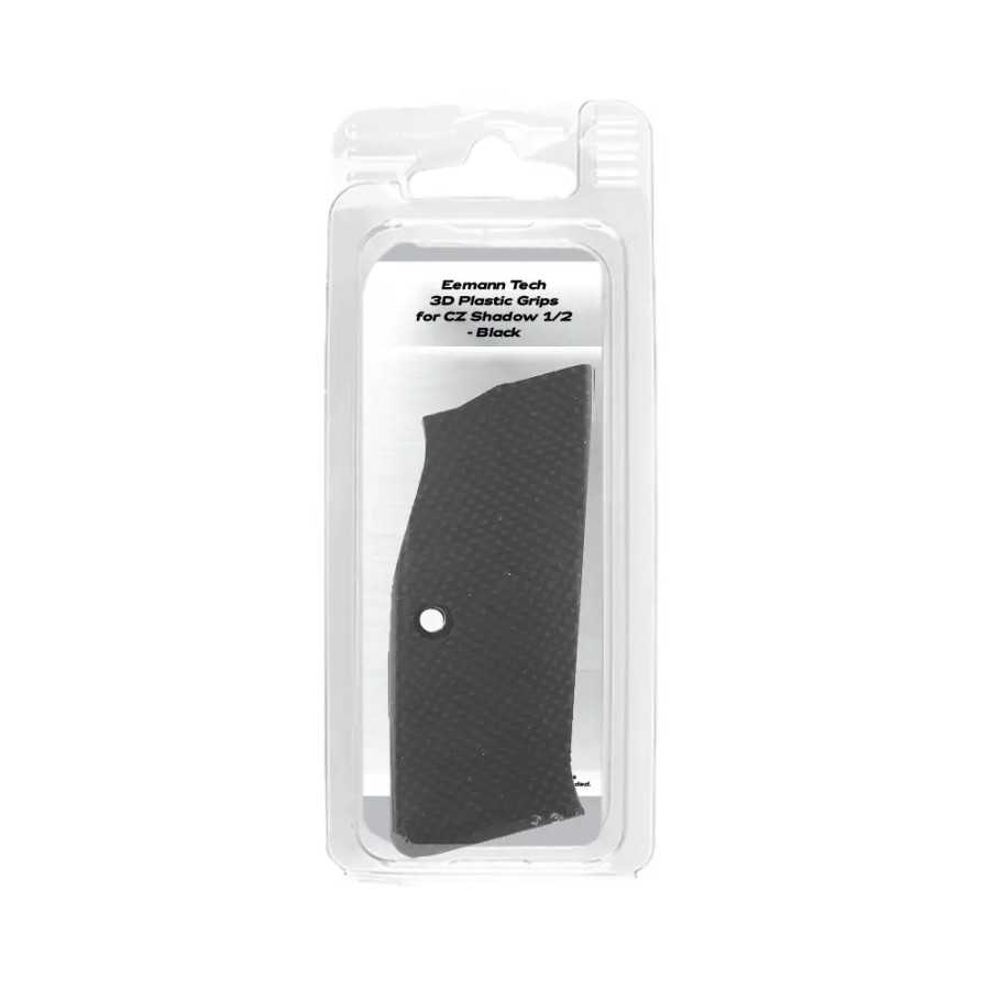 POIGNEES EN PLASTIQUE CRANTEES 3D EEMANN TECH POUR CZ SHADOW 1/2