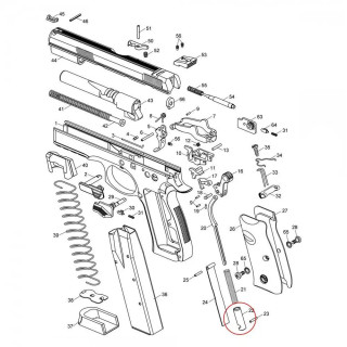 CZ SP-01 BOUCHON DE RESSORT PRINCIPAL