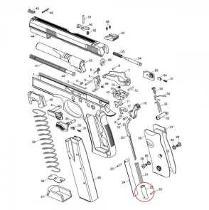 CZ SP-01 BOUCHON DE RESSORT PRINCIPAL
