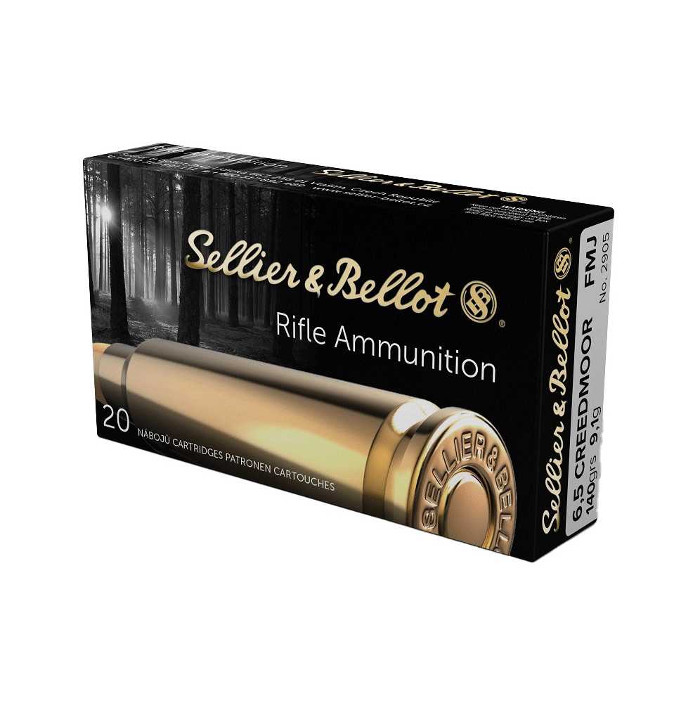MUNITION SELLIER BELLOT 6.5CREEDMOOR 140 GRAINS FMJ