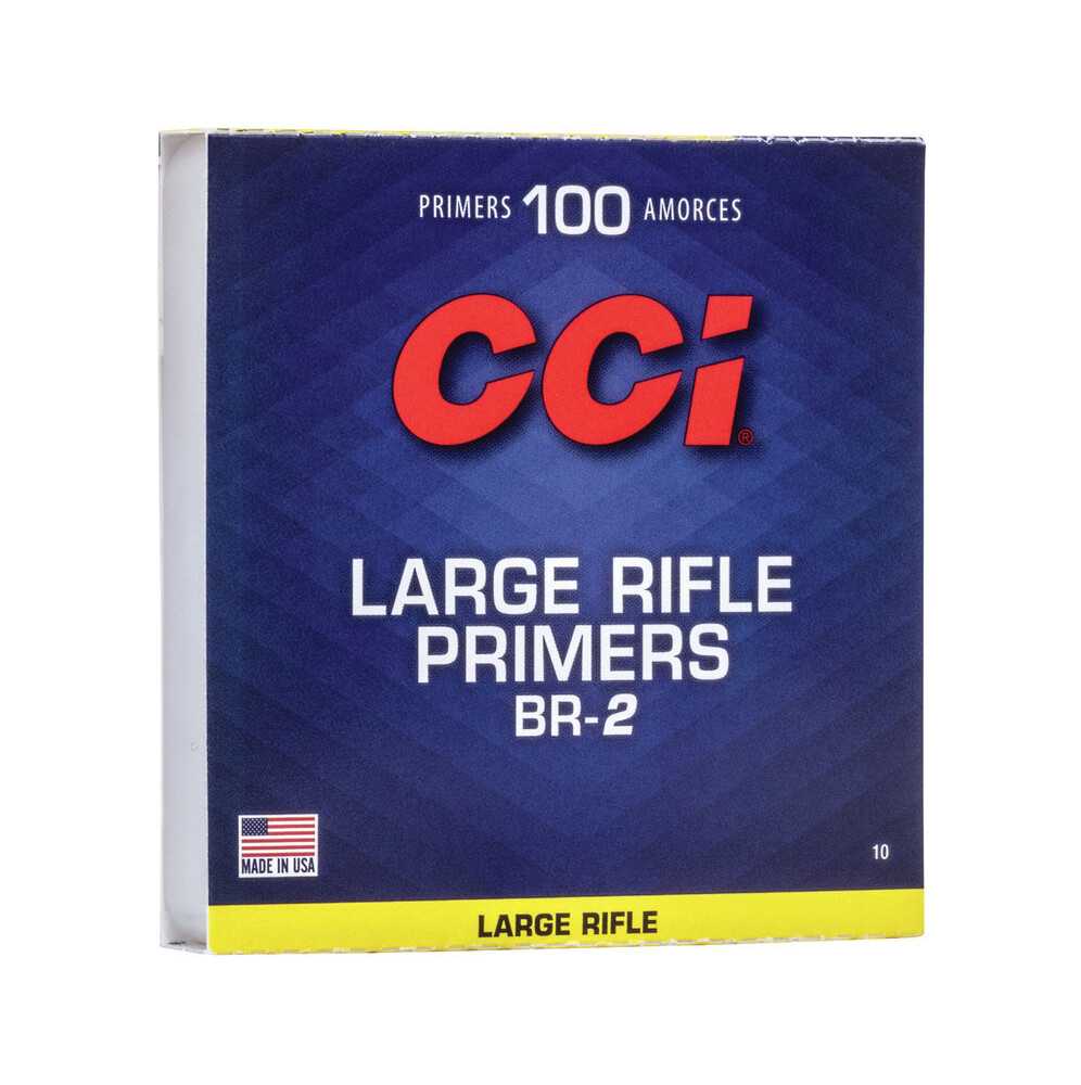 AMORCES CCI PRIMERS LARGE RIFLE BENCH REST BR2 /100
