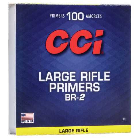 AMORCES CCI PRIMERS LARGE RIFLE BENCH REST BR2 /100