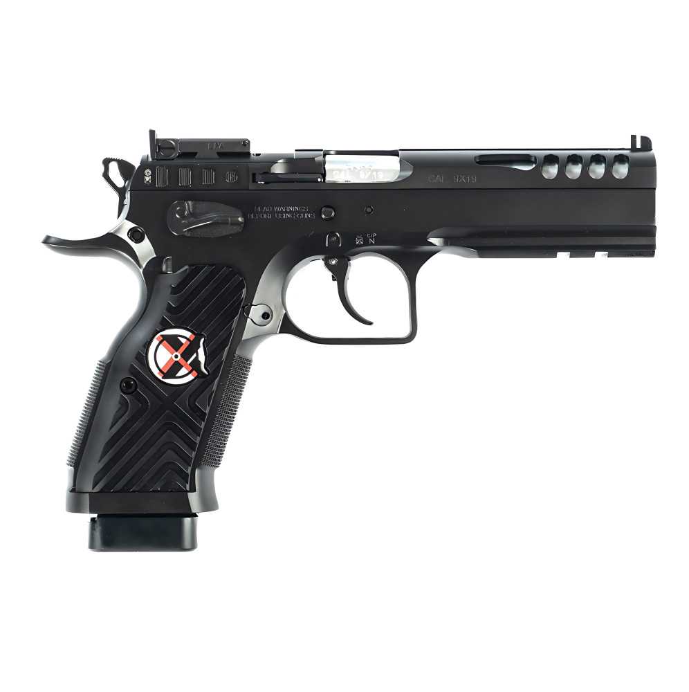 PISTOLET TANFOGLIO STOCK MASTER XTREME OPTIC 9X19 BLACK
