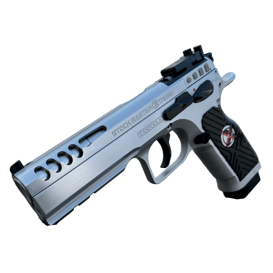 PISTOLET TANFOGLIO STOCK MASTER XTREME OPTIC 9X19 CHROME