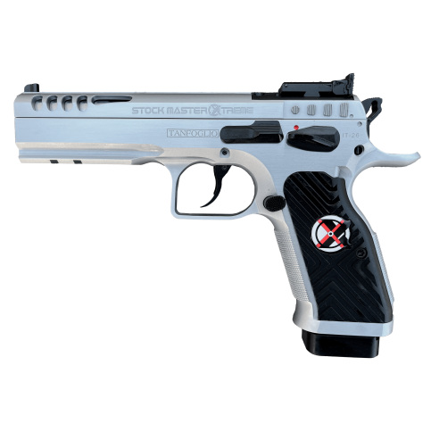 PISTOLET TANFOGLIO STOCK MASTER XTREME OPTIC 9X19 CHROME