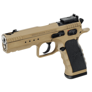 PISTOLET TANFOGLIO HEPTAGON TACTICAL 9X19 K FDE