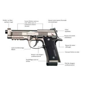 PISTOLET BERETTA 92X PERFORMANCE 9X19