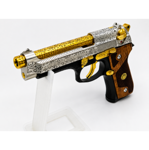 PISTOLET BERETTA 92F 9x19 CUSTOM OR ENGRAVING