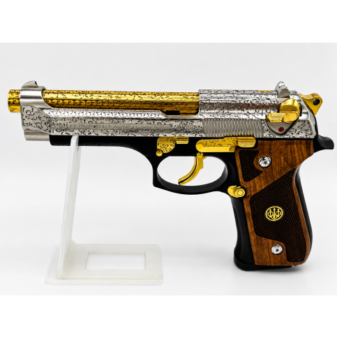 PISTOLET BERETTA 92F 9x19 CUSTOM OR ENGRAVING