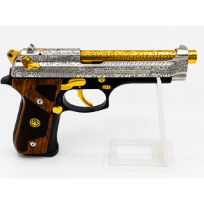 PISTOLET BERETTA 92F 9x19 CUSTOM OR ENGRAVING