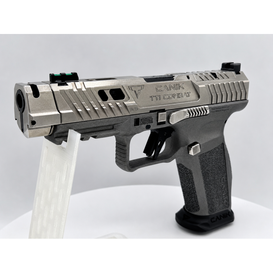 PISTOLET CANIK TTI COMBAT TARAN TACTICAL INNOVATIONS 9X19 CUSTOM CUSTOM SILVER