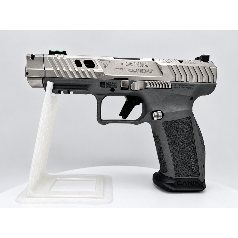 PISTOLET CANIK TTI COMBAT TARAN TACTICAL INNOVATIONS 9X19 CUSTOM CUSTOM SILVER