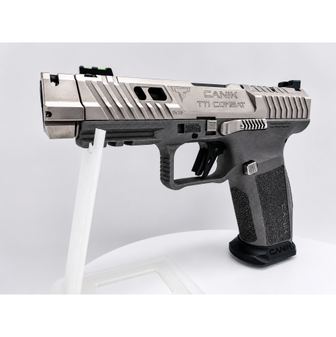 PISTOLET CANIK TTI COMBAT TARAN TACTICAL INNOVATIONS 9X19 CUSTOM CUSTOM SILVER