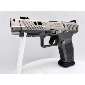 PISTOLET CANIK TTI COMBAT TARAN TACTICAL INNOVATIONS 9X19 CUSTOM CUSTOM SILVER