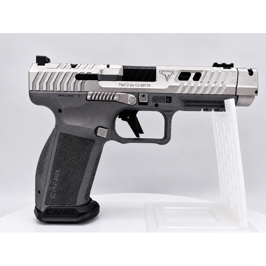 PISTOLET CANIK TTI COMBAT TARAN TACTICAL INNOVATIONS 9X19 CUSTOM CUSTOM SILVER