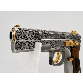 PISTOLET CZ 75B FULL ENGRAVING OR 24 CT