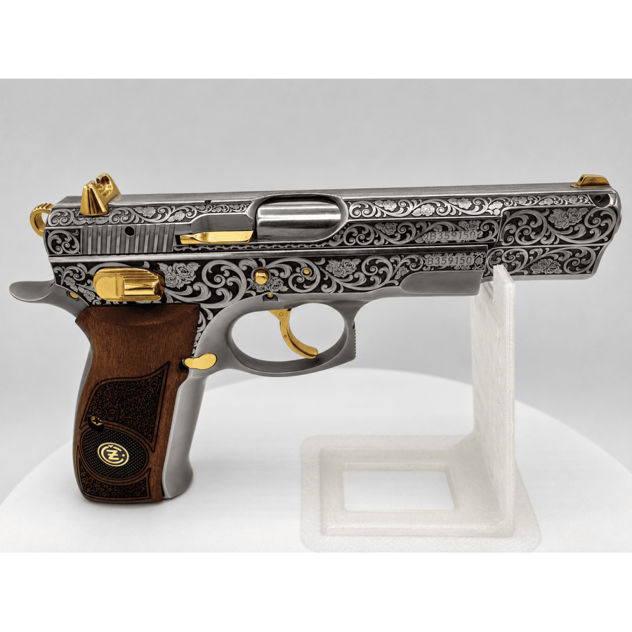 PISTOLET CZ 75B FULL ENGRAVING OR 24 CT